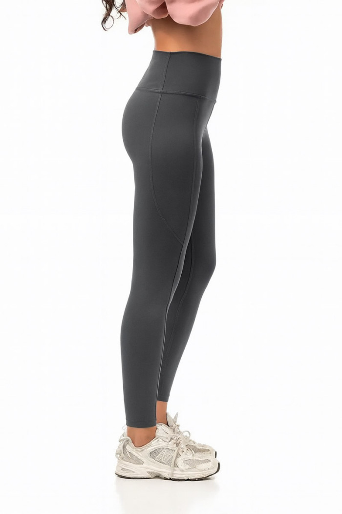 BODY MOVE high-waisted Dry-Fit leggings in charcoal