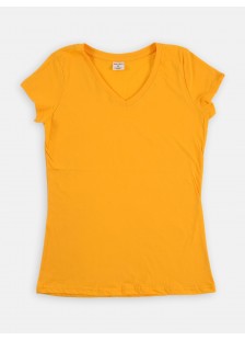 Womens T-shirt Body Move V type