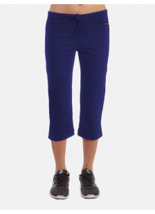 Capri pants monochrome Body Move NAVY