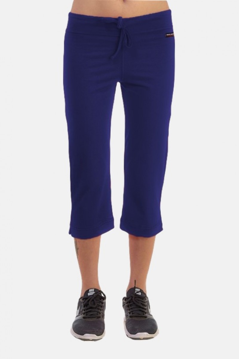 Capri pants monochrome Body Move NAVY