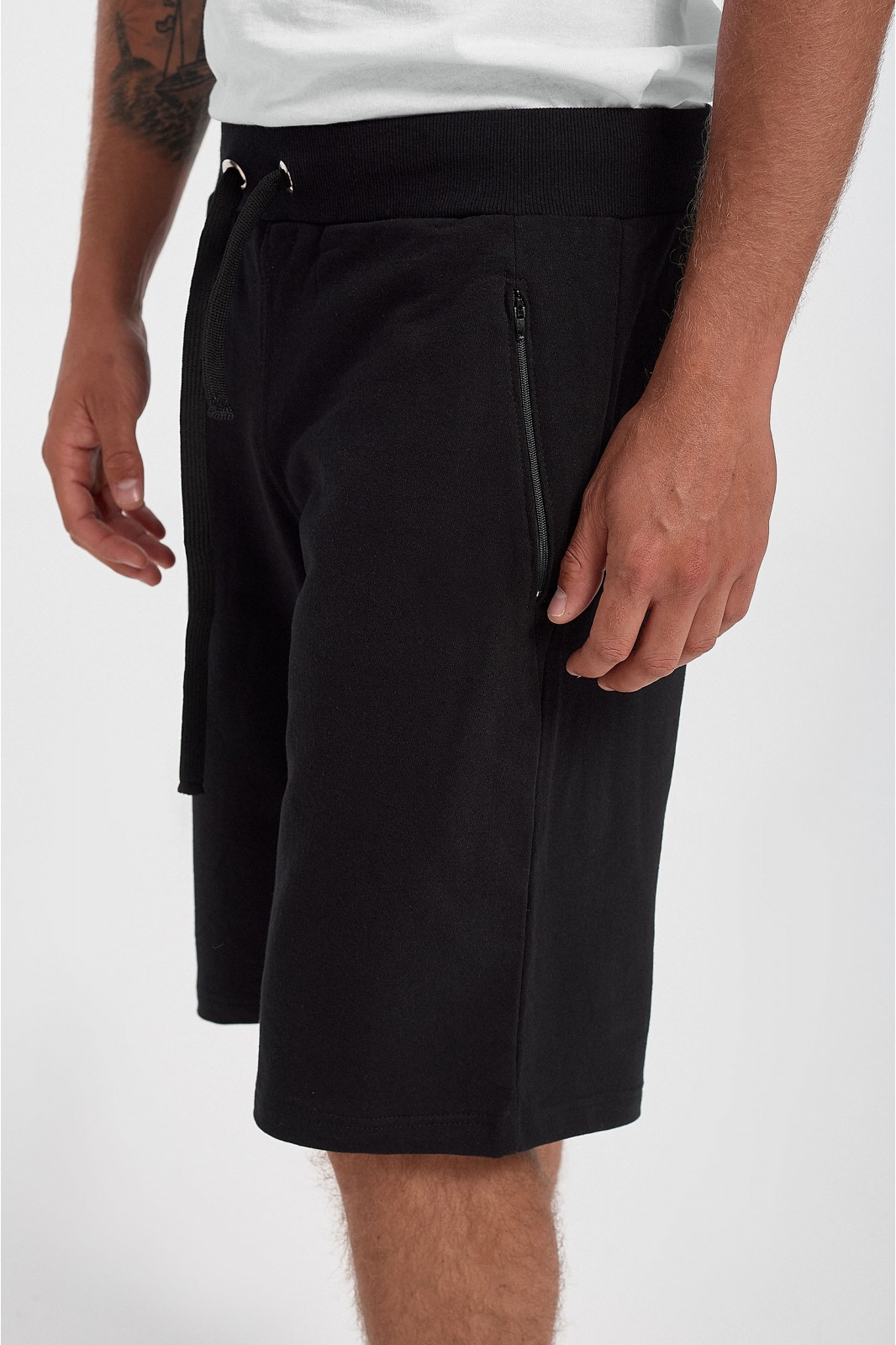 Mens cotton shorts BODY MOVE 111 Black