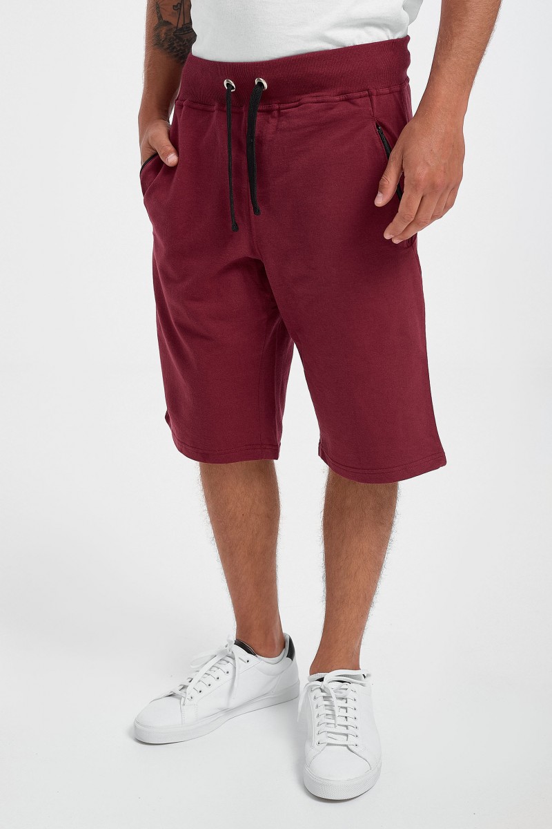 Mens Cotton shorts BODY MOVE 111 Bordeaux