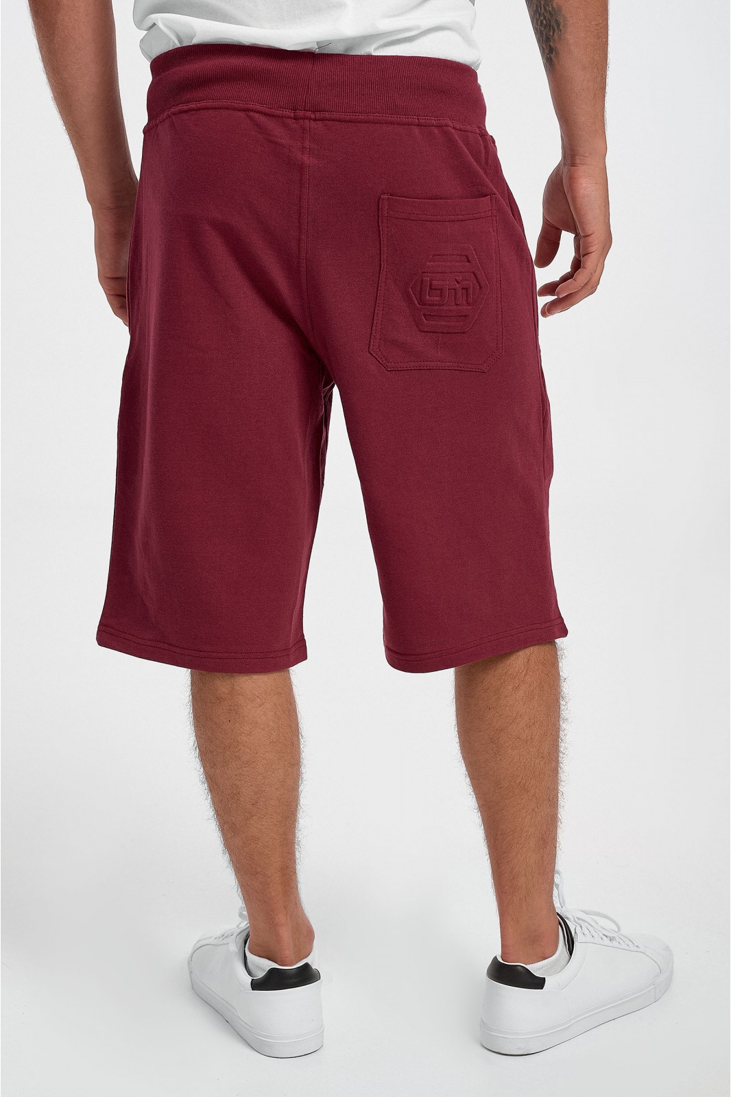 Mens Cotton shorts BODY MOVE 111 Bordeaux