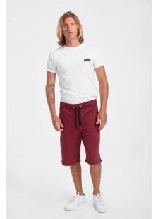 Mens Cotton shorts BODY MOVE 111 Bordeaux