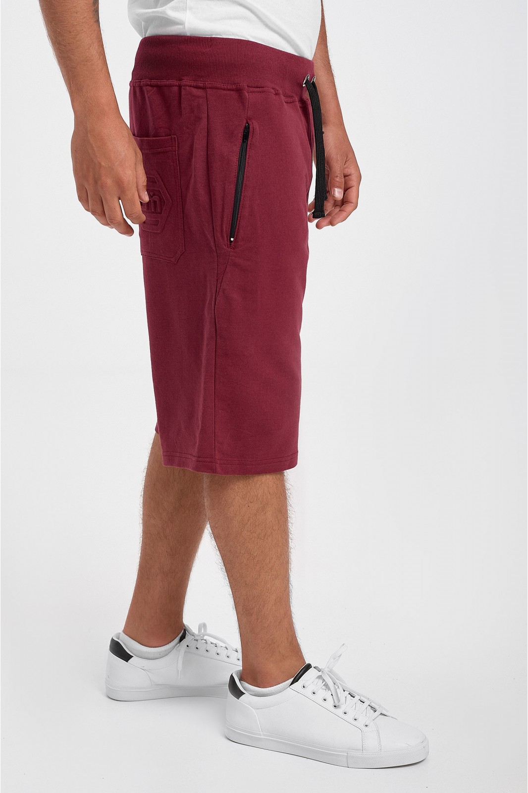 Mens Cotton shorts BODY MOVE 111 Bordeaux