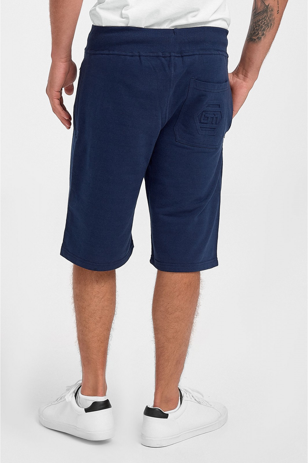 Mens cotton shorts BODY MOVE 1111 Navy