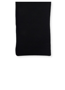 TRAX women's high-waisted black cotton leggings