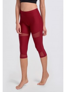 BODY MOVE Capri Leggings with Net