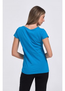 Womens T-shirt Body Move V type