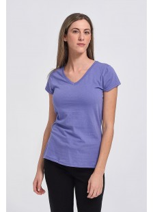 Womens T-shirt Body Move V type