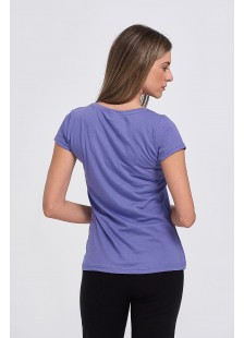 Womens T-shirt Body Move V type