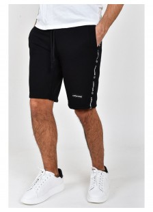 Mens bermuda shorts COTTON4ALL Logo Black 