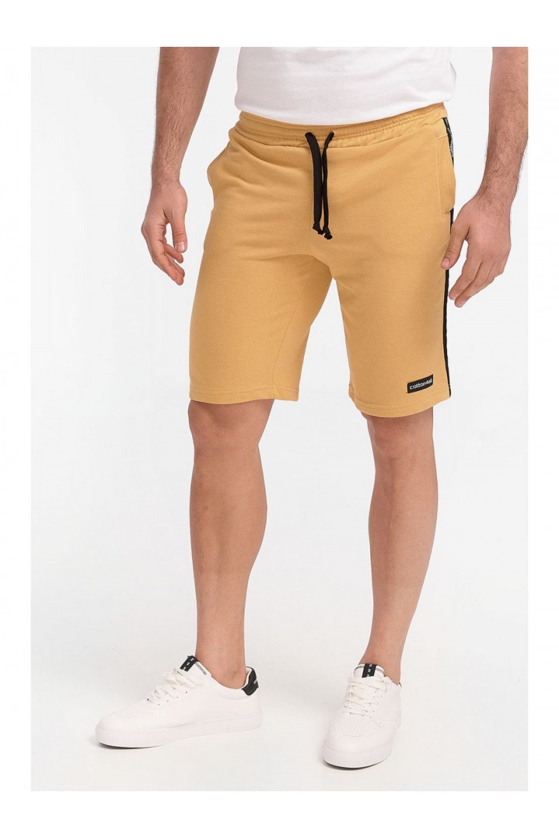 Mens bermuda shorts COTTON4ALL Logo Yolk 