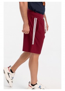 Mens cotton bermuda shorts BODY MOVE Bordeaux 2021