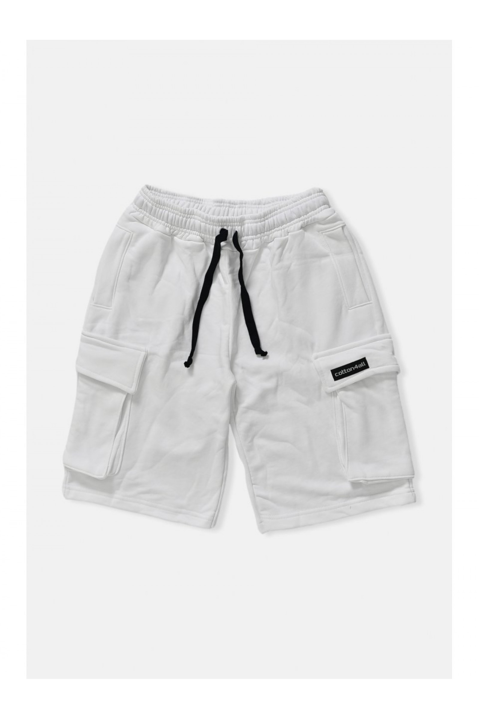 Mens bermuda shorts COTTON4ALL Logo Black