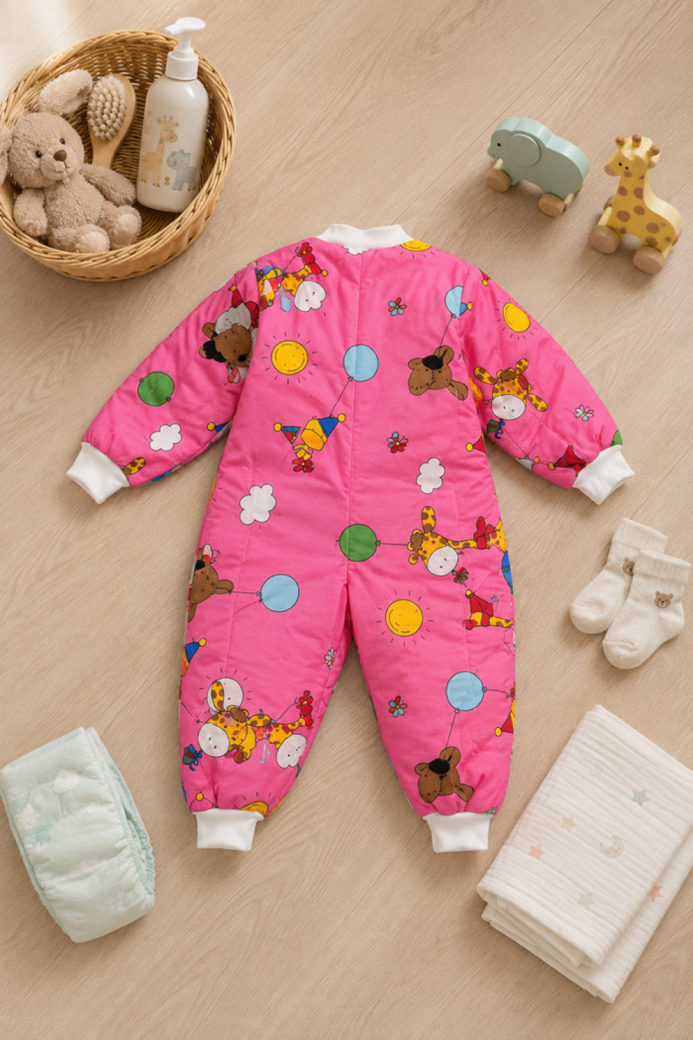 MAMMA NATURA WA-12888 Baby Girls' Fuchsia Sleeping Bag