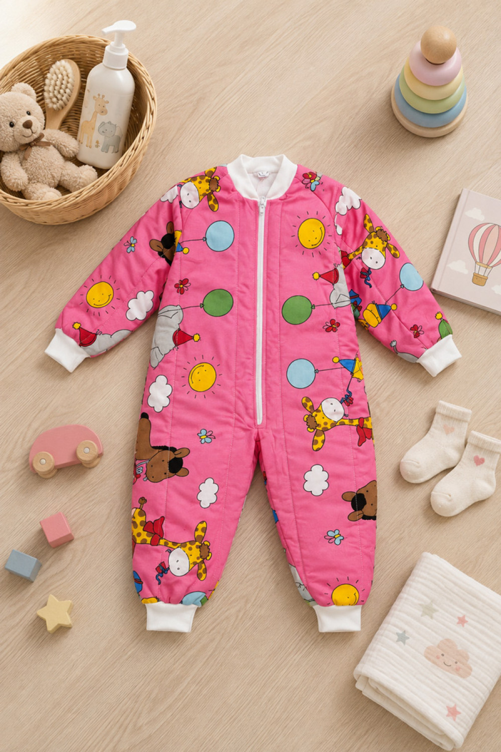MAMMA NATURA WA-12888 Baby Girls' Fuchsia Sleeping Bag