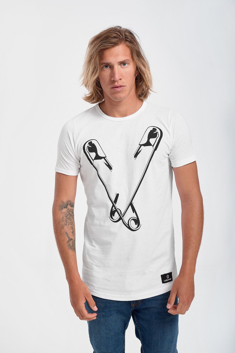 Mens T-Shirt  SAFETY PIN Cotton4all Summer 2021