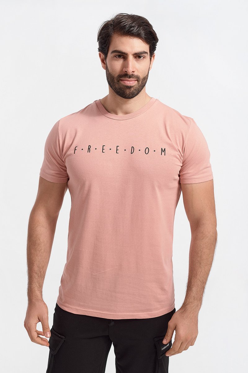 Mens Coral T-Shirt  FREEDOM