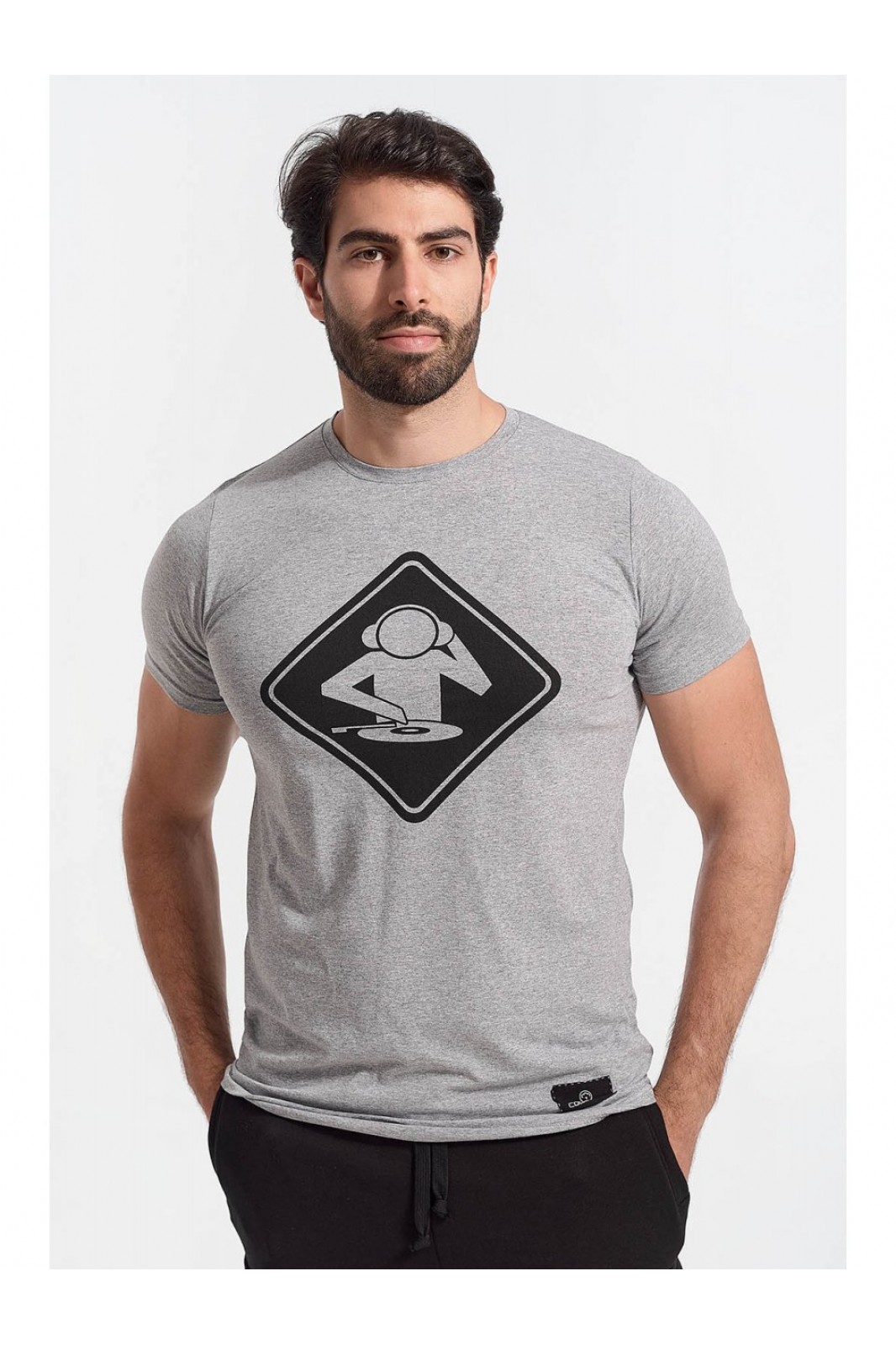 Herren T-Shirt Cotton4all DEE JAY Grau