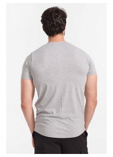 Mens T-Shirt Cotton4all DEE JAY Grey