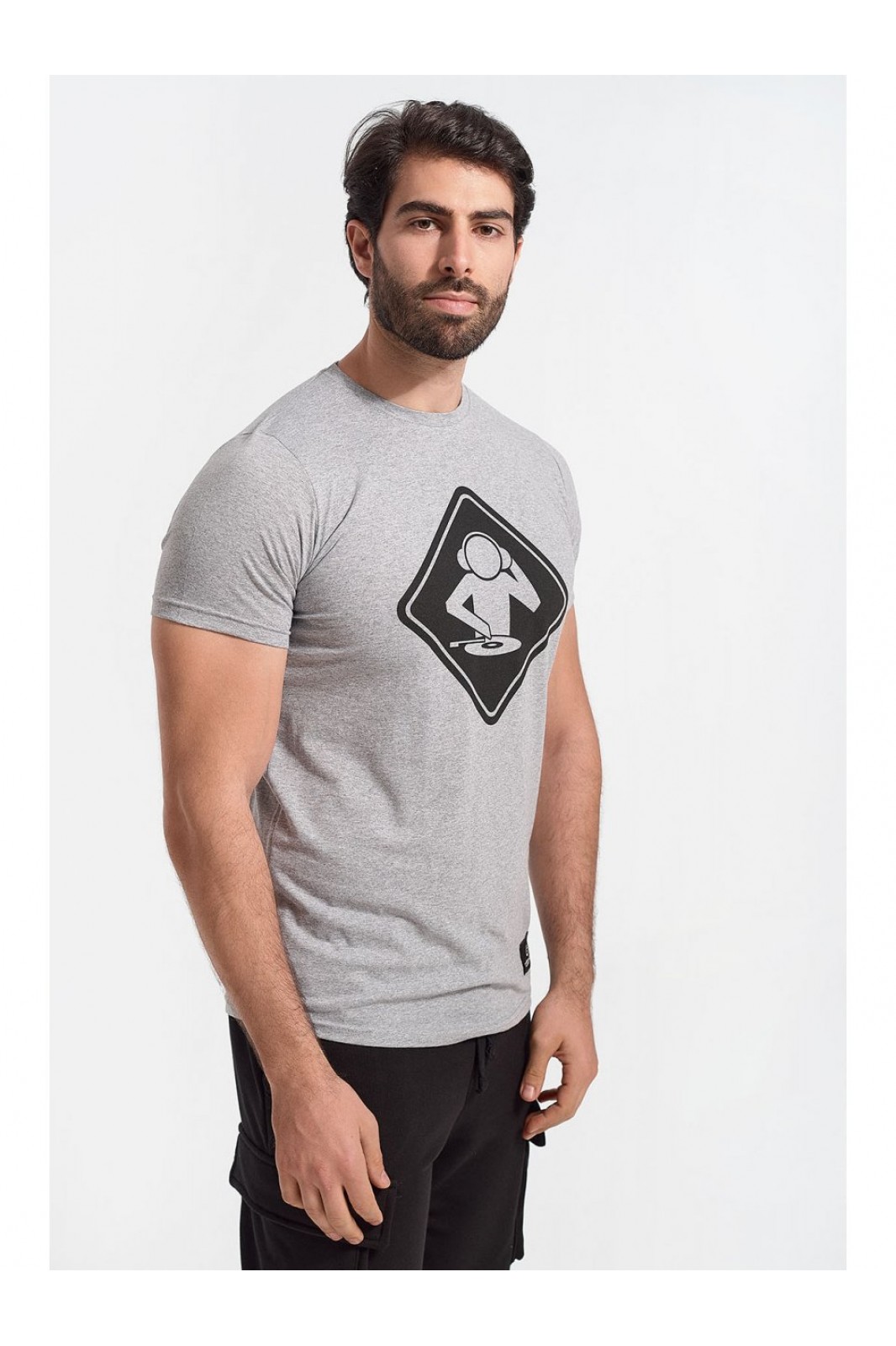 Herren T-Shirt Cotton4all DEE JAY Grau