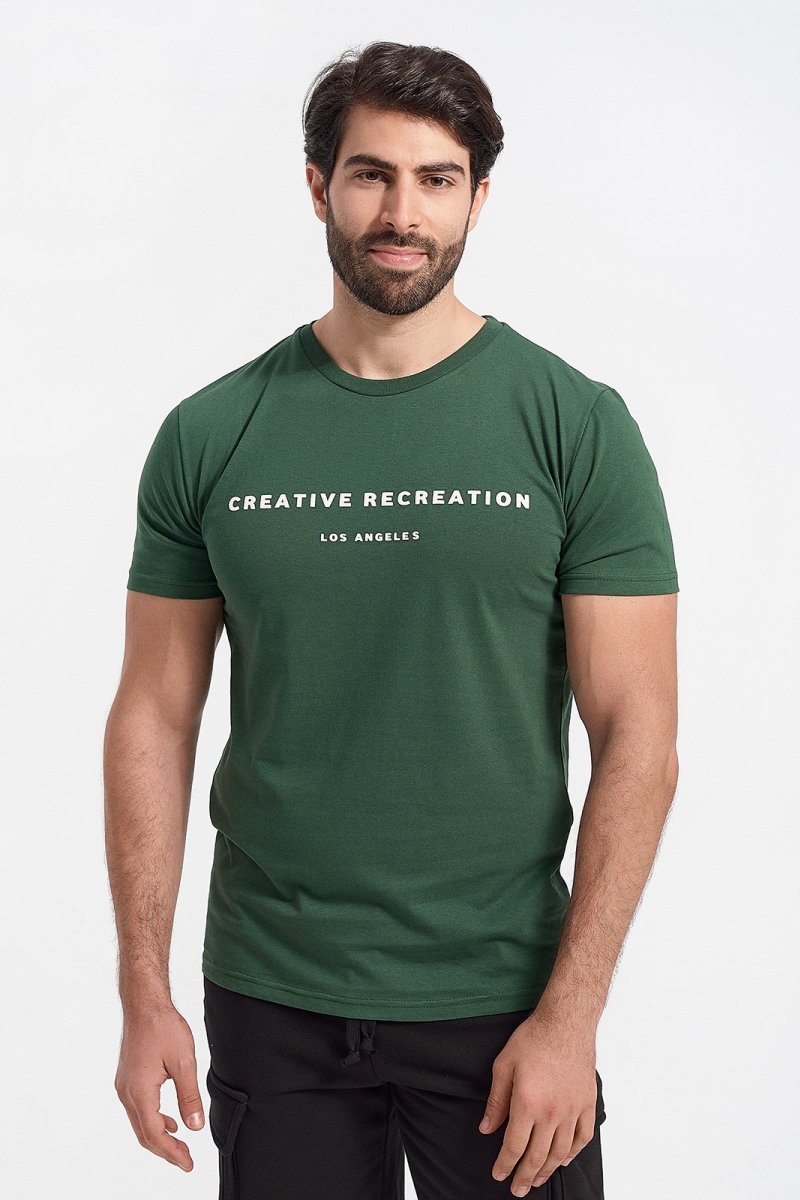 Mens T-Shirt Cotton4all LOS ANGELES khaki 