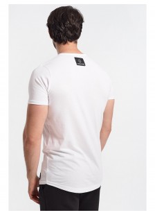 Herren T-Shirt Cotton4all Mickey Weiß