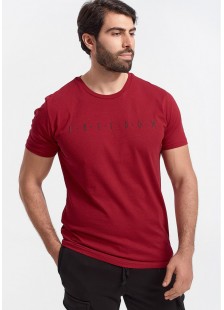 Mens T-Shirt  FREEDOM in Bordeaux 