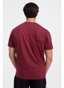 Mens T-Shirt JHK OUT OF CONTROL BORDO