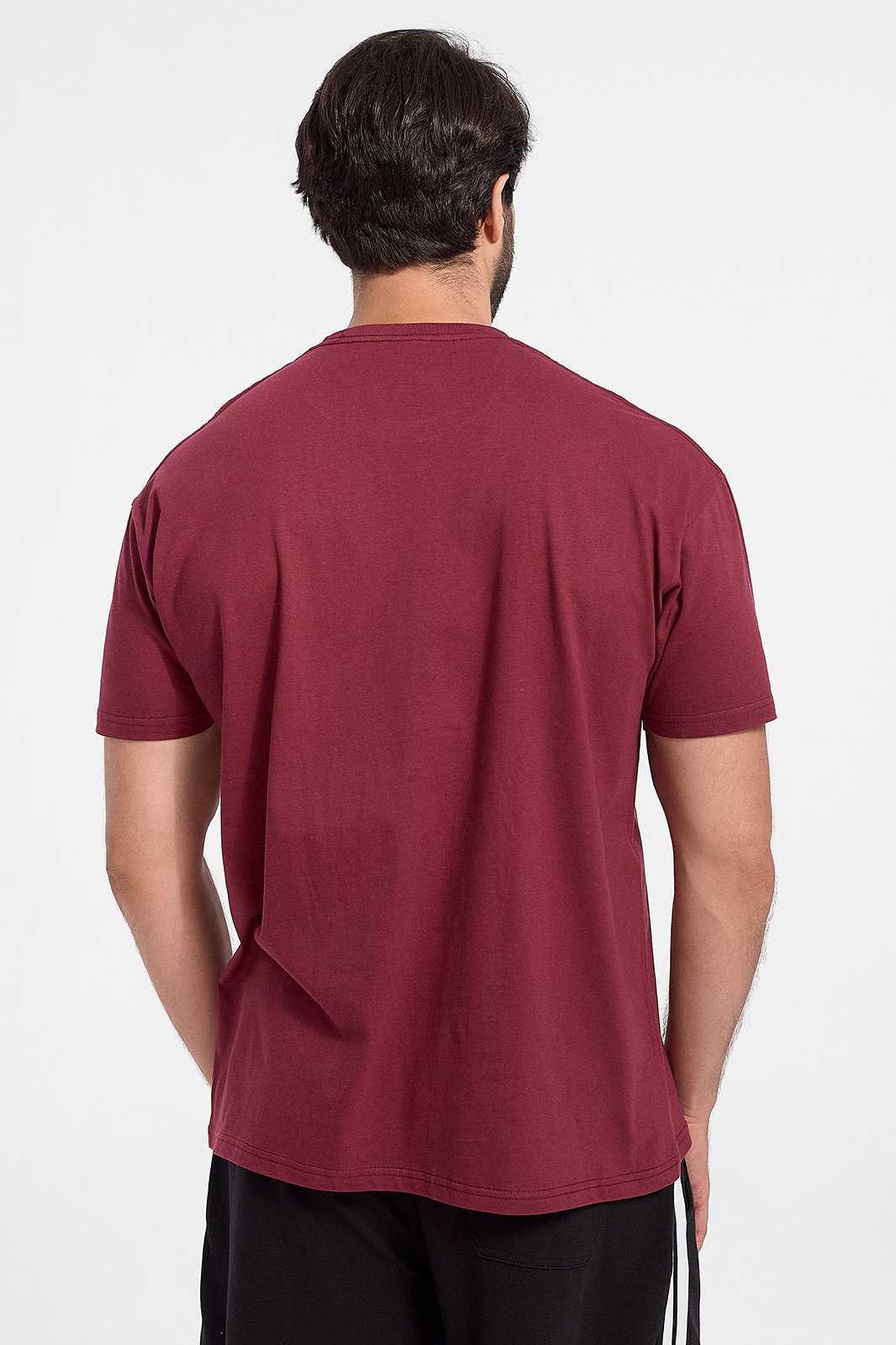 Mens T-shirt JHK ROAD BORDO