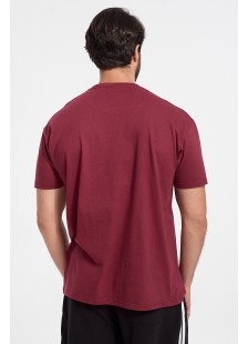 Mens T-shirt JHK ROAD BORDO