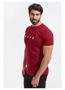 COTTON4ALL Mens T-Shirt GAME OVER burgundy