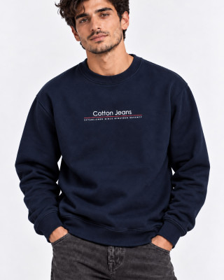 COTTON4ALL Cotton Jeans sweatshirt 27-501, navy