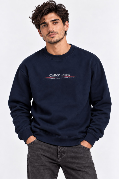 COTTON4ALL Cotton Jeans sweatshirt 27-501, navy