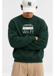 Men's Cotton4all Vanlife 27-510 Sweatshirt – Cypress Green