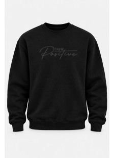 COTTON4ALL Think Positive sweatshirt 27-512-3, black