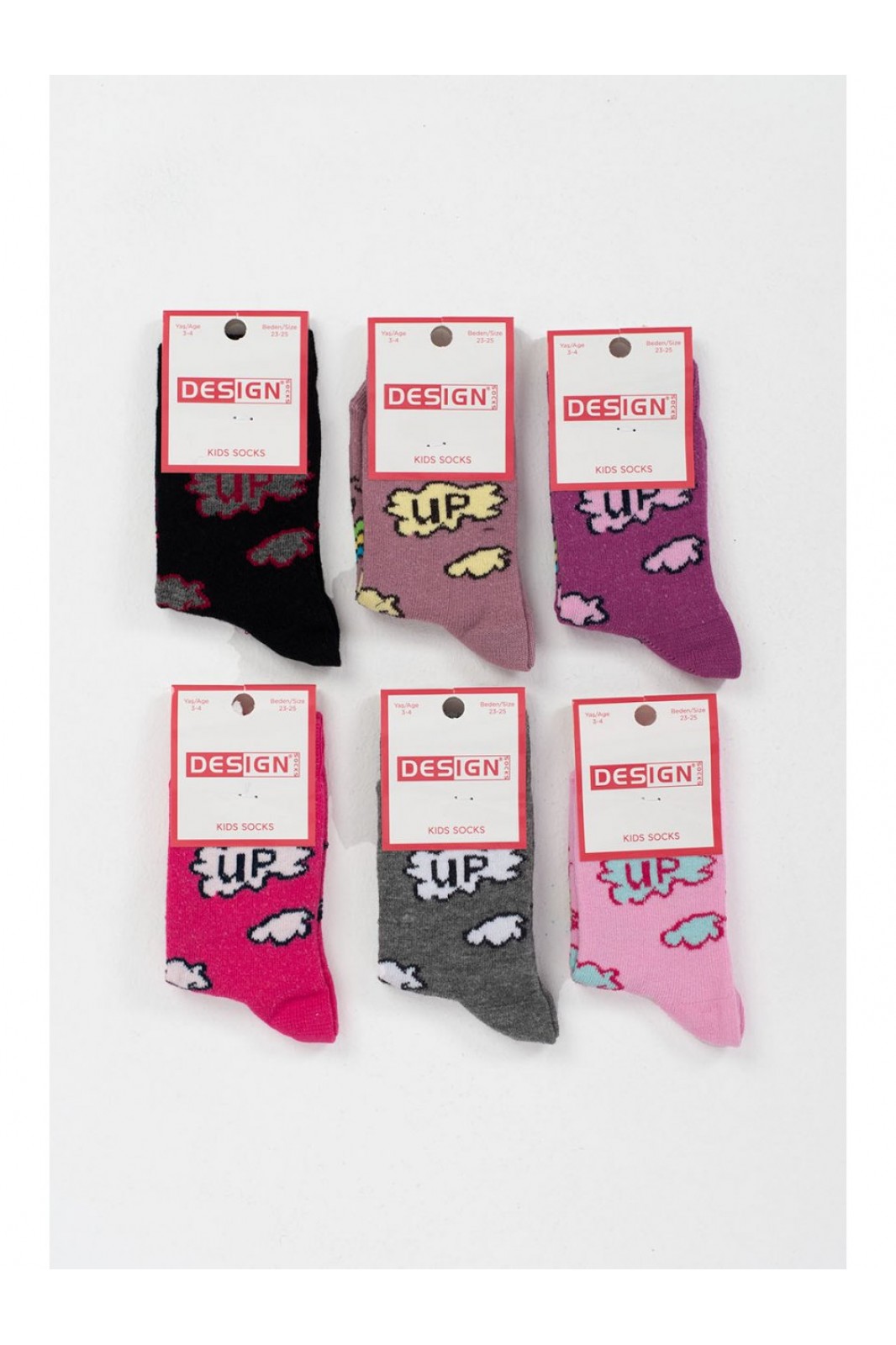 Kids socks Girl Design 6 Pairs 5503620