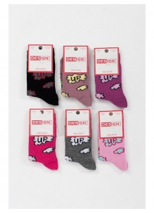 Kids socks Girl Design 6 Pairs 5503620