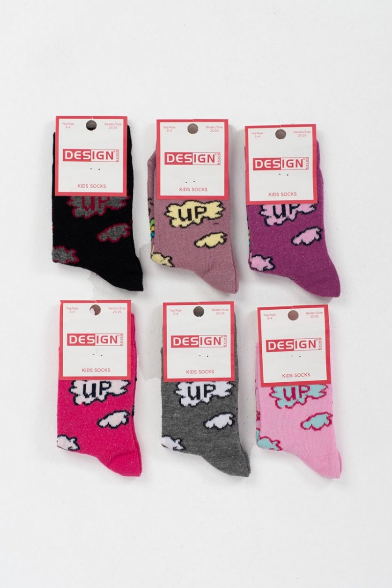 Kids socks Girl Design 6 Pairs 5503620