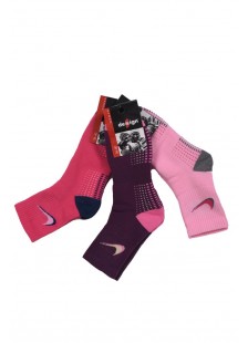 Design Socks Semi Short Towelling  with design