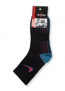 Design Socks Semi Short Towelling  with design