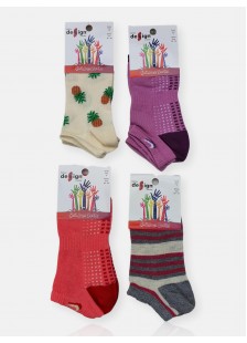 Kids socks for girl - DESIGN - 4 Pair