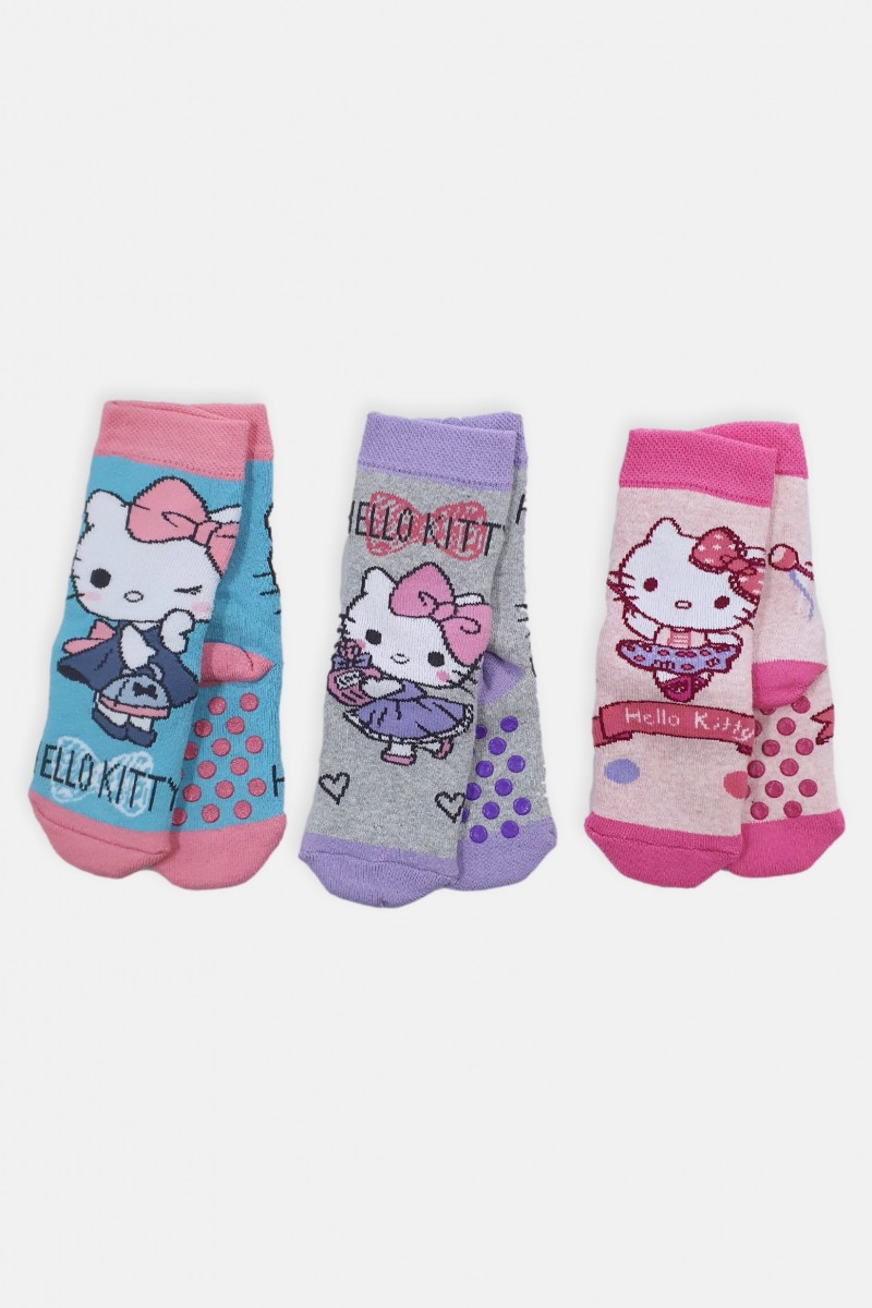 Kids DISNEY HELLO KITTY socks with suction cups 2021