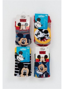 Kids DISNEY MICKEY socks with suction cups 4 Pack