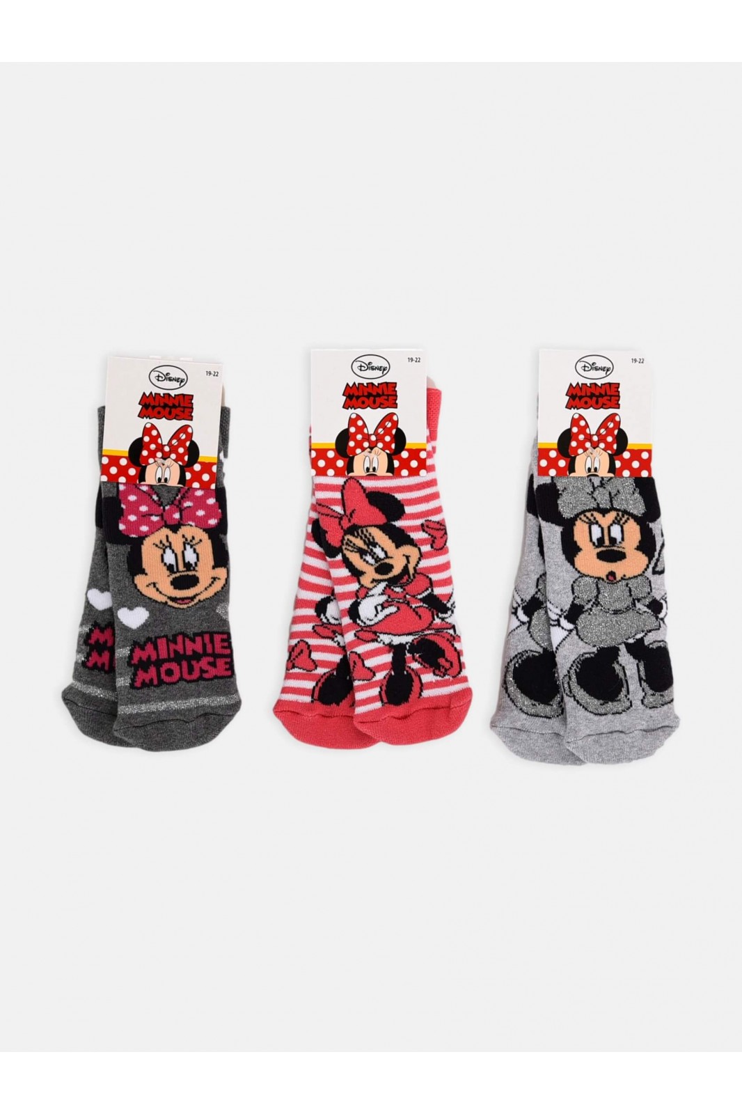 Kids DISNEY MINNIE socks with suction cups