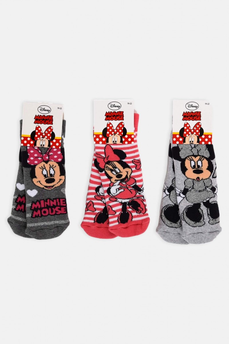 Kids DISNEY MINNIE socks with suction cups