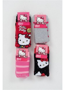 Kids socks DISNEY HELLO KITTY with suction cups 4 Pack