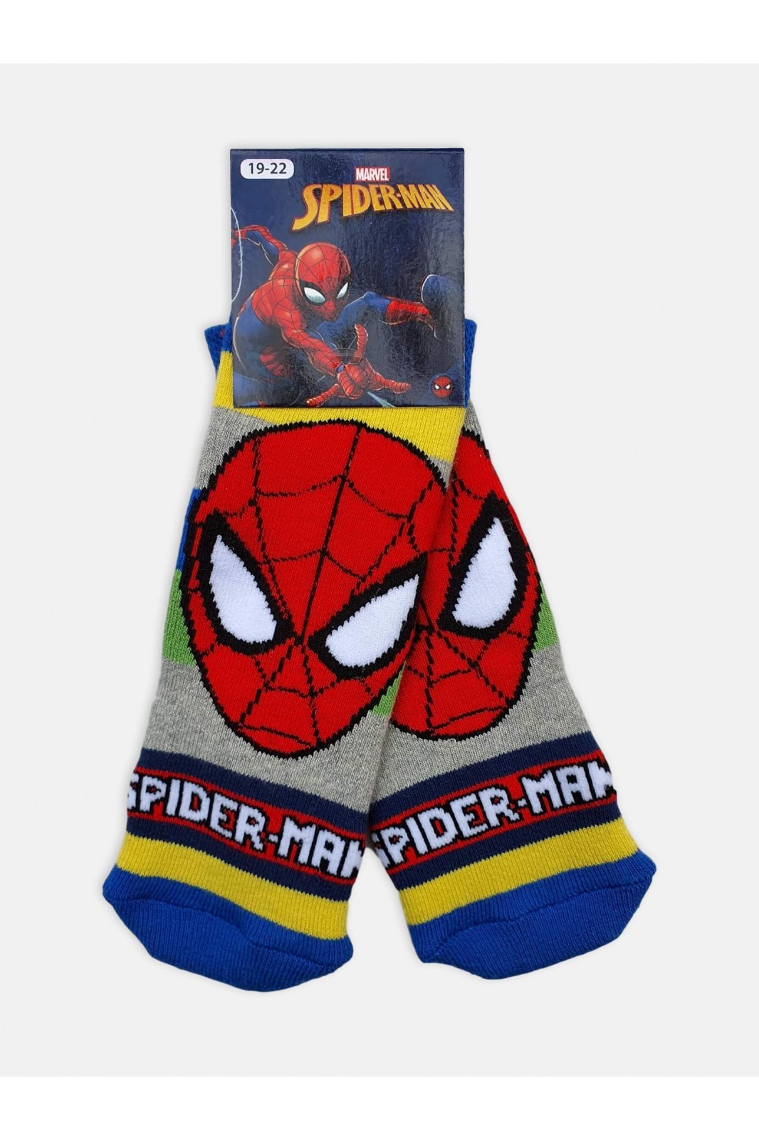 Kids Spiderman socks with non-slip suction cups