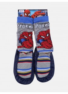 Slippers Socks with Spiderman heroes